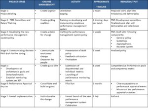 Performance Management System Development Activities