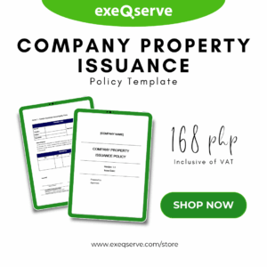 Company Property Issuance Policy Template