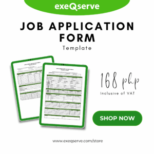 Job Application Form Template