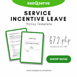 Service Incentive Leave Policy Template