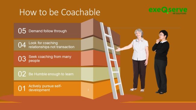 How to be Coachable