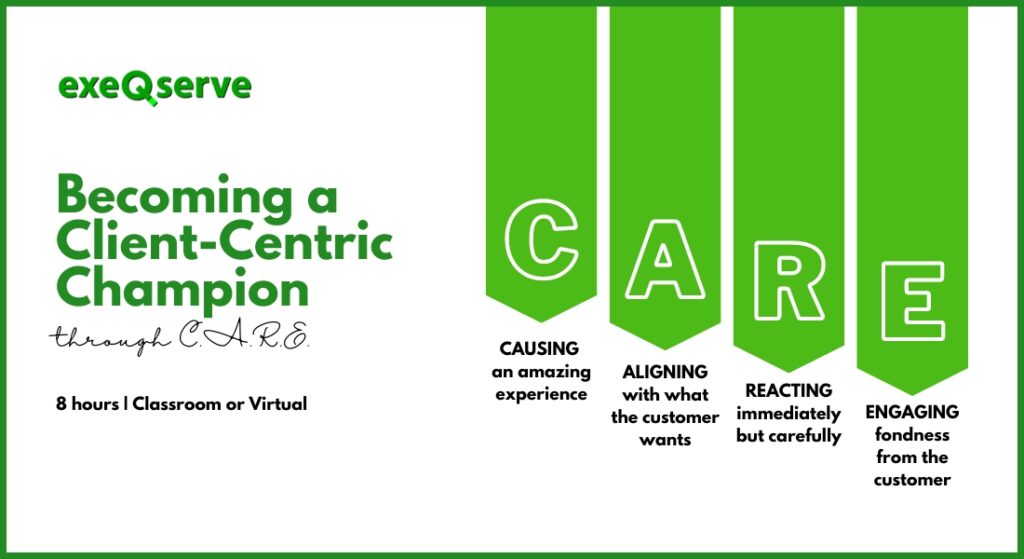 Training on Becoming a Client-centric Champion through C.A.R.E.