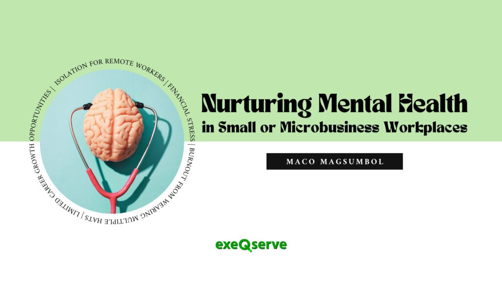 Nurturing Mental Health in Small or Microbusiness Workplaces